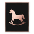 Load image into Gallery viewer, Rocking Horse Foil Art Print