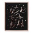 Load image into Gallery viewer, She Believed She Could Foil Art Print