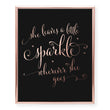 Load image into Gallery viewer, She Leaves A Little Sparkle Foil Art Print