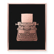 Load image into Gallery viewer, Typewriter Foil Art Print