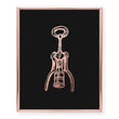 Load image into Gallery viewer, Wine Bottle Opener Foil Art Print