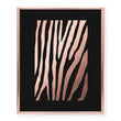 Load image into Gallery viewer, Zebra Print Foil Art Print