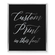Load image into Gallery viewer, Custom Foil Art Print, font 4