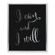 Load image into Gallery viewer, Calligraphy I Can and I Will Foil Art Print