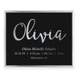 Load image into Gallery viewer, Personalized Baby Birth Stats Foil Art Print | Olivia