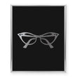 Load image into Gallery viewer, Cat Eye Glasses Foil Art Print