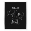 Load image into Gallery viewer, Find Your Seat Foil Art Print