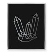 Load image into Gallery viewer, Geode Gem Cluster Foil Art Print