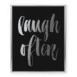 Load image into Gallery viewer, Laugh Often Foil Art Print