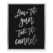 Load image into Gallery viewer, Leave the Gun Take the Cannoli Foil Art Print