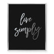 Load image into Gallery viewer, Live Simply Foil Art Print
