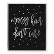 Load image into Gallery viewer, Messy Hair Don't Care Foil Art Print
