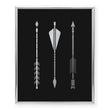 Load image into Gallery viewer, Three Arrows Foil Art Print