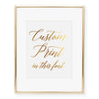 Load image into Gallery viewer, Custom Quote Foil Print for Weddings