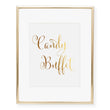 Load image into Gallery viewer, Candy Buffet Dessert Sign Foil Art Print