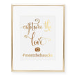 Load image into Gallery viewer, Instagram Hashtag Custom Foil Art Print, style 4