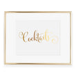 Load image into Gallery viewer, Cocktails Foil Art Print