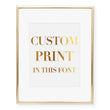Load image into Gallery viewer, Custom Quote Foil Print for Weddings