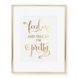 Load image into Gallery viewer, Feed Me Foil Art Print