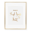 Load image into Gallery viewer, Please Find Your Seat Wedding Ceremony Foil Art Print
