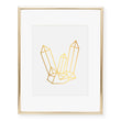 Load image into Gallery viewer, Geode Gem Cluster Foil Art Print
