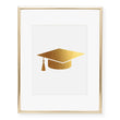 Load image into Gallery viewer, Graduation Cap Foil Art Print