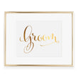 Load image into Gallery viewer, Groom Foil Art Print