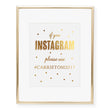 Load image into Gallery viewer, Instagram Hashtag Custom Foil Art Print, style 3