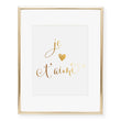 Load image into Gallery viewer, Je t'aime Foil Art Print
