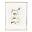 Load image into Gallery viewer, Leave the Gun Take the Cannoli Foil Art Print