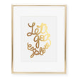 Load image into Gallery viewer, Let's Go Explore Foil Art Print