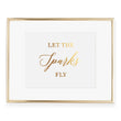 Load image into Gallery viewer, Let The Sparks Fly Foil Art Print
