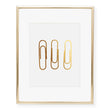 Load image into Gallery viewer, Paper Clips Foil Art Print