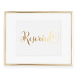Load image into Gallery viewer, Reserved Wedding Sign Foil Art Print