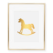 Load image into Gallery viewer, Rocking Horse Foil Art Print