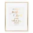 Load image into Gallery viewer, Strength & Dignity Proverbs 31:25 Foil Art Print