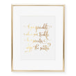 Load image into Gallery viewer, If You Sprinkle Where You Tinkle Foil Art Print