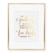 Load image into Gallery viewer, Humphrey Bogart Quote Foil Art Print