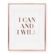 Load image into Gallery viewer, I Can and I Will Foil Art Print