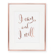 Load image into Gallery viewer, Calligraphy I Can and I Will Foil Art Print