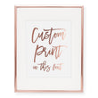 Load image into Gallery viewer, Custom Foil Art Print, font 5