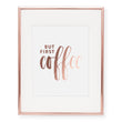 Load image into Gallery viewer, But First Coffee Foil Art Print