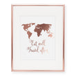 Load image into Gallery viewer, Eat Well Travel Often Foil Art Print
