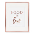 Load image into Gallery viewer, Food Is Love Foil Art Print
