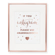 Load image into Gallery viewer, Instagram Hashtag Custom Foil Art Print, style 2