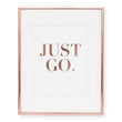 Load image into Gallery viewer, Just Go Foil Art Print