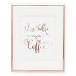 Load image into Gallery viewer, Less Talkie More Coffee Foil Art Print