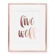 Load image into Gallery viewer, Live Well Foil Art Print