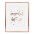 Load image into Gallery viewer, Messy Hair Don't Care Foil Art Print