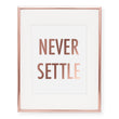 Load image into Gallery viewer, Never Settle Foil Art Print